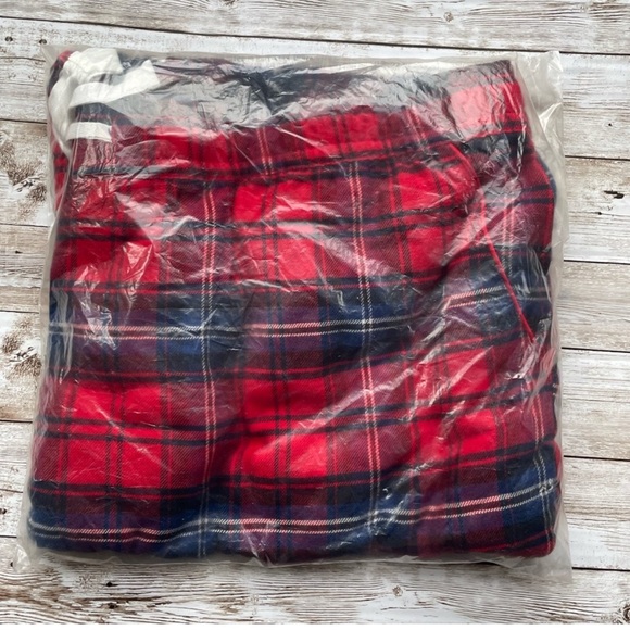 🆕 GAP Women's Flannel PJ Pajamas Sleep Pants Joggers Bottoms Red Plaid M 8-10 - Picture 6 of 16